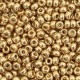 Miyuki rocailles Perlen 8/0 - Duracoat galvanized champagne gold 8-4204